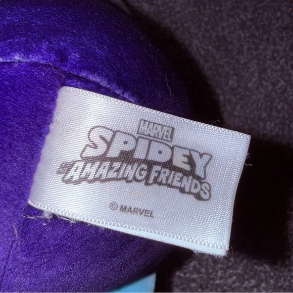 Squishmallows Marvel Spiderman Ghost Spider 10.5”  HugMees Soft Plush - Picture 6 of 7